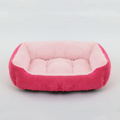 Plush Square Pet Bed