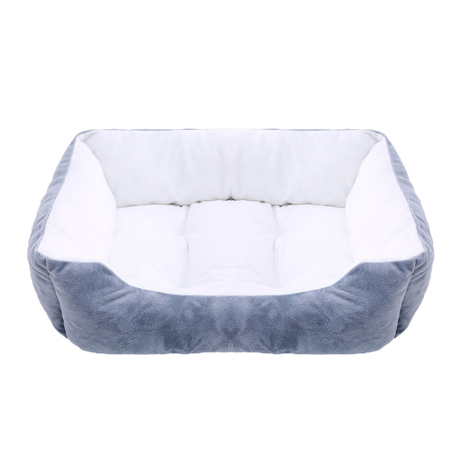 Plush Square Pet Bed