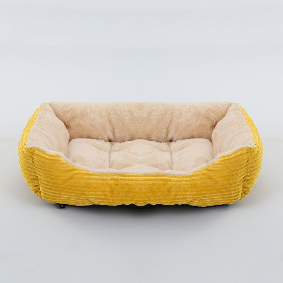 Plush Square Pet Bed