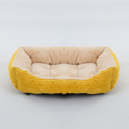 Plush Square Pet Bed