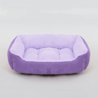 Plush Square Pet Bed