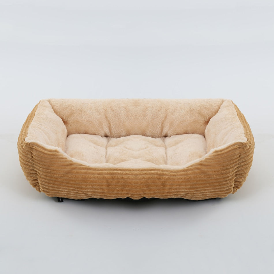 Plush Square Pet Bed