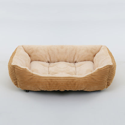 Plush Square Pet Bed