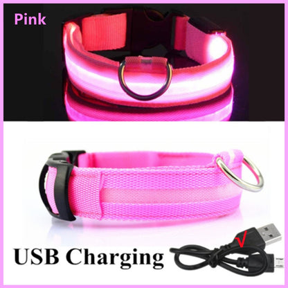 Led Glowing Dog Collar