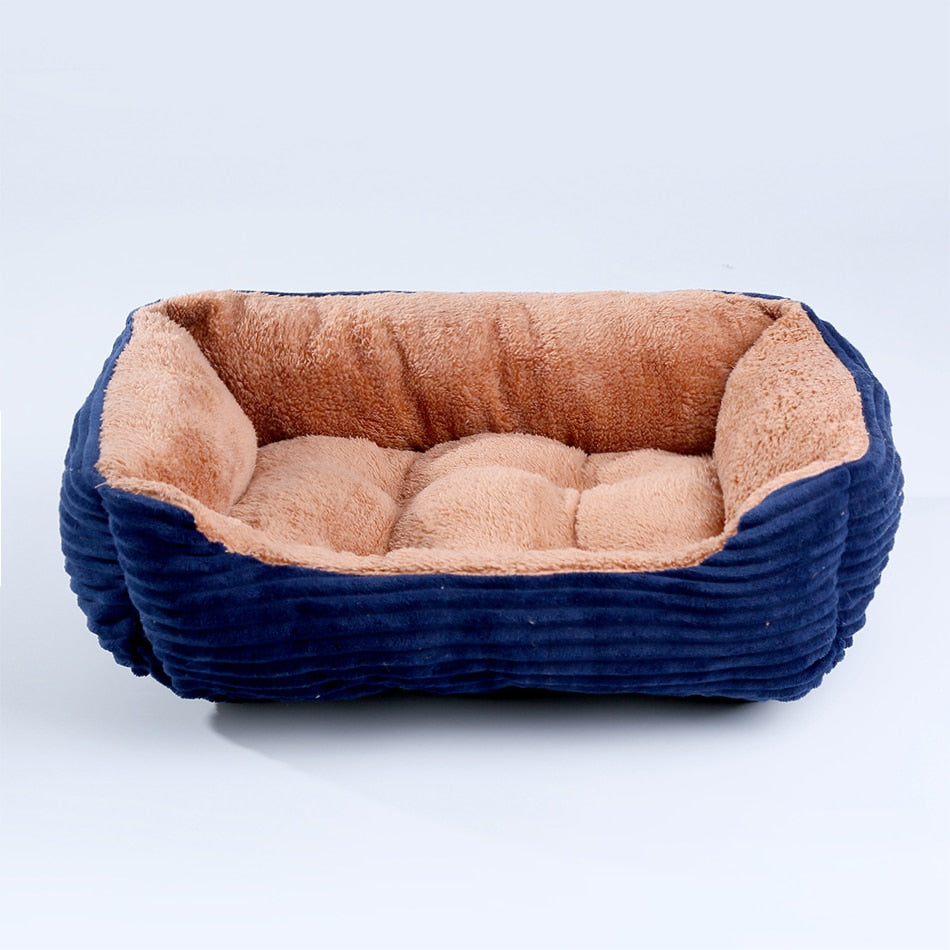 Plush Square Pet Bed