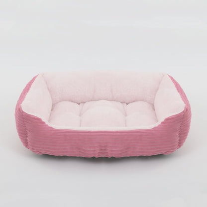 Plush Square Pet Bed