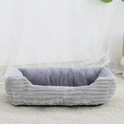 Plush Square Pet Bed