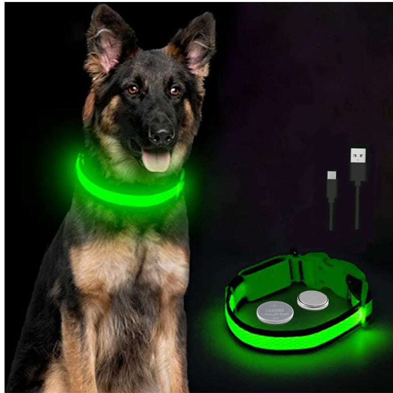 Led Glowing Dog Collar